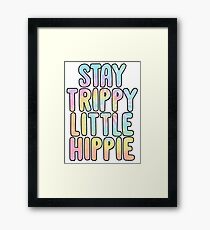 Lámina enmarcada quedate trippy pequeña hippie