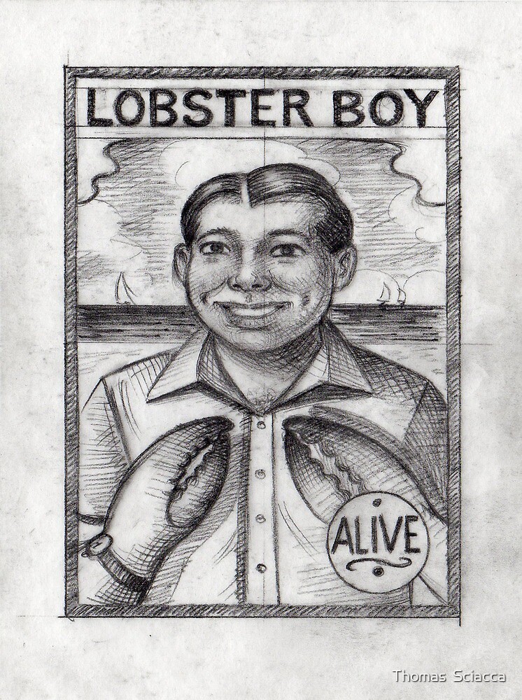 "Lobster Boy" by Thomas Sciacca Redbubble