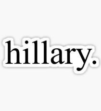 hillary. Sticker