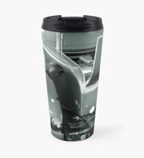 Vintage Monochrome Vehicle Travel Mug