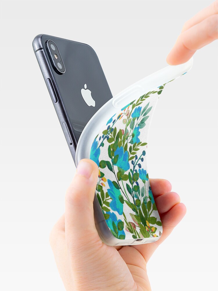 Alternate view of Blue #redbubble #decor #buyart iPhone Case & Cover