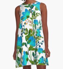 Blue #redbubble #decor #buyart A-Line Dress