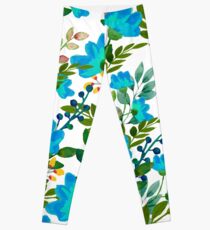 Blue #redbubble #decor #buyart Leggings
