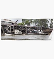 Historic inland port of Echuca, Australia Poster