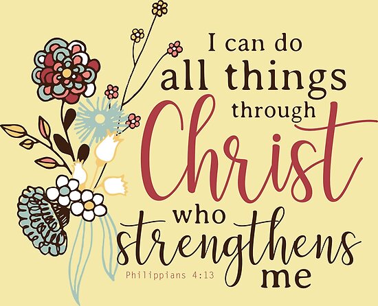Image result for we can do all things through christ who strengthens me