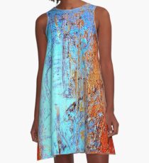 Texturen - Textures - part I - colorful A-Linien Kleid