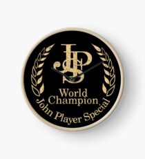 John Player Special Racing - World Champions Clock