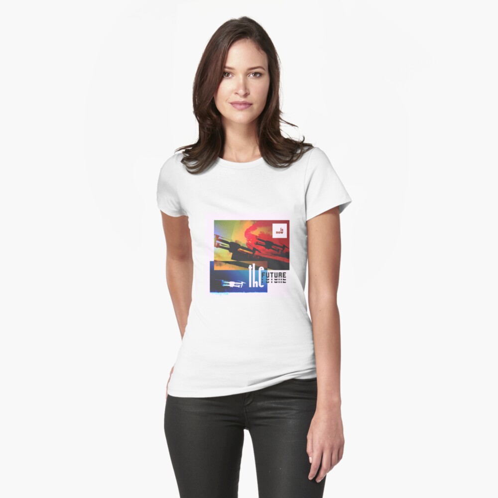 The Future is now Tailliertes T-Shirt