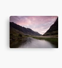 Sunrise at Loch Achtriochtan Canvas Print
