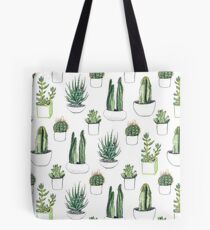 Aquarellkakteen und Sukkulenten Tasche