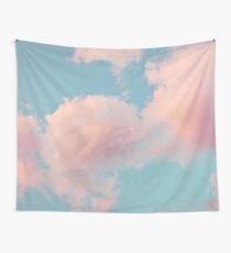 Pink Clouds Wall Tapestry