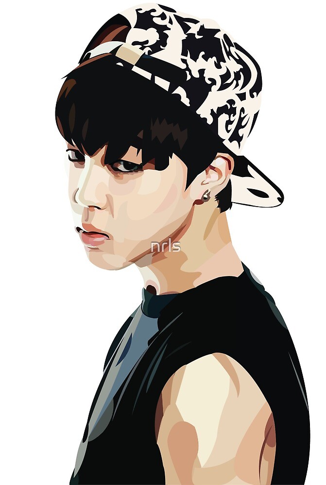 «BTS Jimin Vector Portrait» de nrls Redbubble