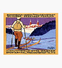 1911 Swiss Ski School Photographic Print