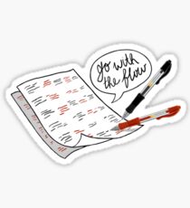Go with the Flow Sticker