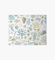 Natural Forms - nautical pattern by Cecca Designs Art Board