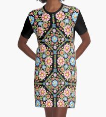 Millefiori Floral Graphic T-Shirt Dress