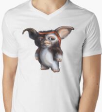 Camiseta para hombre de cuello en v Rambo Gizmo
