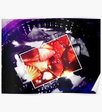 Rectangle Strawberries Poster