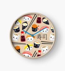 Kawaii Sushi Clock