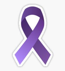 Purple Awareness Sticker