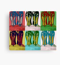 Red Bottom Heels Pop Art Canvas Print
