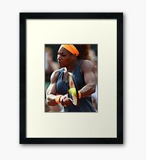 Serena Williams Framed Print