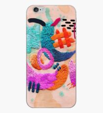 abstract embroidery iPhone Case