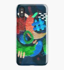 abstrakte Stickerei iPhone-Hülle & Cover
