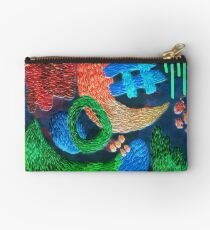 abstract embroidery Studio Pouch