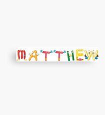 Matthew Canvas Print