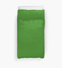 Green Clover Duvet Cover
