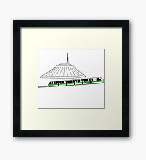 Enter the Land of Tomorrow Framed Print