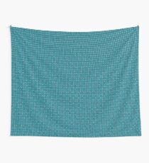 Cyan Clover Wall Tapestry