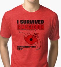 I survived hurricane Irma - Irmageddon Tri-blend T-Shirt