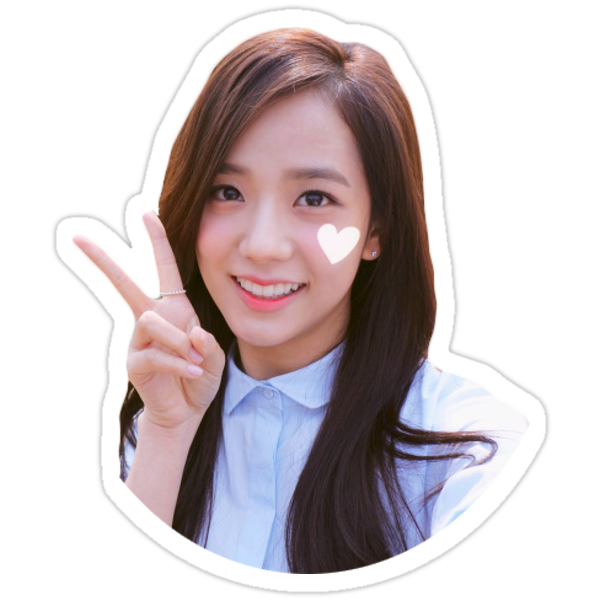 Blackpink Jisoo Sticker Stickers By Jellycactus Redbubble