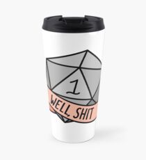 Taza de viaje D20 - Bueno, mierda