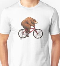 Bear on a Bike Unisex T-Shirt