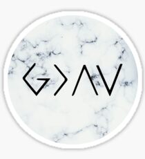 Marble - God Is Greater Than The Highs And Lows Sticker