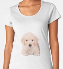 Sweet Golden Retriever Women's Premium T-Shirt