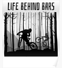 MTB MOUNTAIN BIKE T-Shirt BIKING Shirt BMX Jersey GREAT GIFT Poster