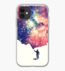 Vinilo o funda para iPhone Pintar el universo (arte espacial colorido y negativo)