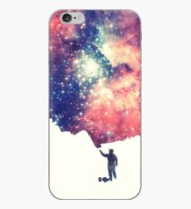 Painting the universe (Colorful Negative Space Art) iPhone Case