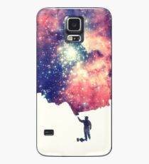Painting the universe (Colorful Negative Space Art) Case/Skin for Samsung Galaxy