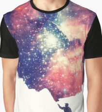 Painting the universe (Colorful Negative Space Art) Graphic T-Shirt