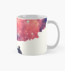 Painting the universe (Colorful Negative Space Art) Tasse (Standard)