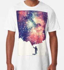 Painting the universe (Colorful Negative Space Art) Longshirt