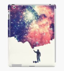 Painting the universe (Colorful Negative Space Art) iPad Case/Skin