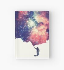 Painting the universe (Colorful Negative Space Art) Hardcover Journal