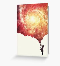 The universe in a soap-bubble! Greeting Card