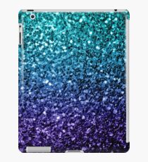 Vinilo o funda para iPad Hermosa Aqua azul Ombre brilla destellos